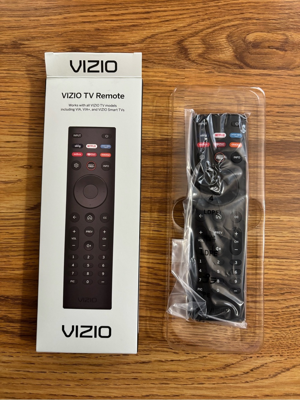 Vizio TV Remote All Vizio TV’s Via Via+ Vizio Smart TV’s Black NEW